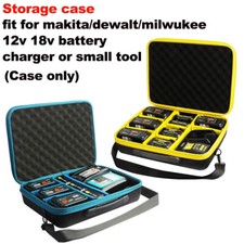 Storage Case macpac Carry box For Makita Dewalt 12V 18V Battery Charger Tool
