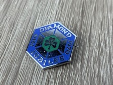 Girl Guides Pin Badge VINTAGE 1970 Diamond Jubilee Enamel Metal Brooch Scouts GG