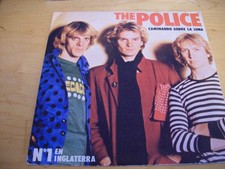 THE POLICE - WALKING ON THE MOON -(SPAIN) -  7" VINYL -VG/VG