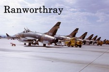 Original Aircraft slide USAF 56-3054 F-100D-70-NA Super Sabre 1974 #2015