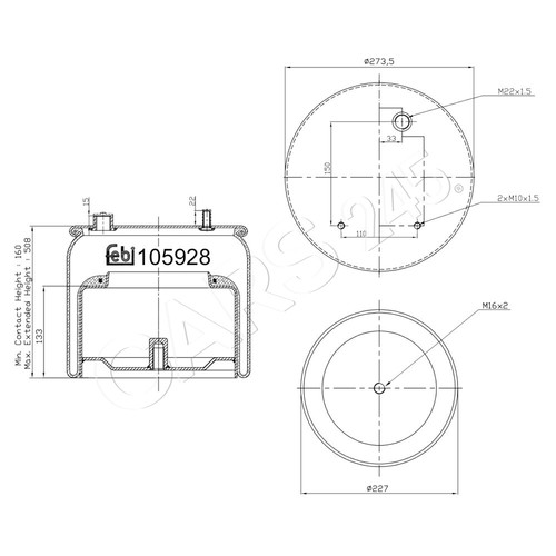 Febi air suspension - air,