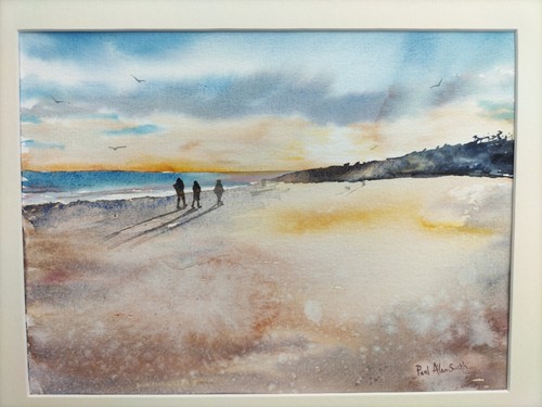 Original seascape watercolour - original,
