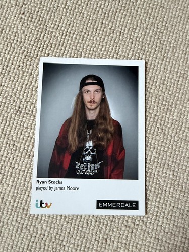 Emmerdale cast card ryan - card,