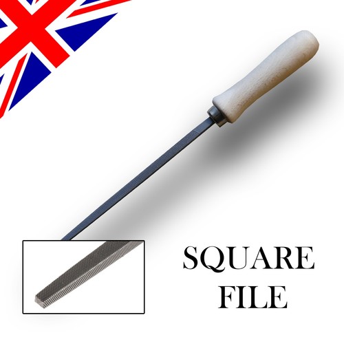 150mm square file smooth - square,