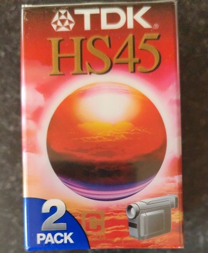 Tdk hs45 camcorder tape - camcorder, c