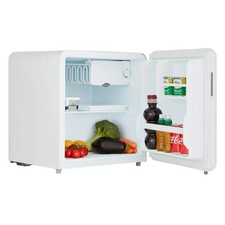 Dent Cookology 47L Retro Mini Fridge 47cm Table Top & Chiller Box -  RET47MFWH