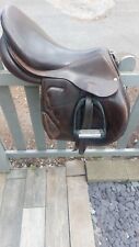 18 " Childeric Monoflap Event/Jump Saddle - Brown