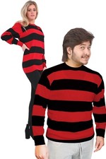 Red & Black Striped Sweater