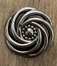 Metal Effect Silver Swirly