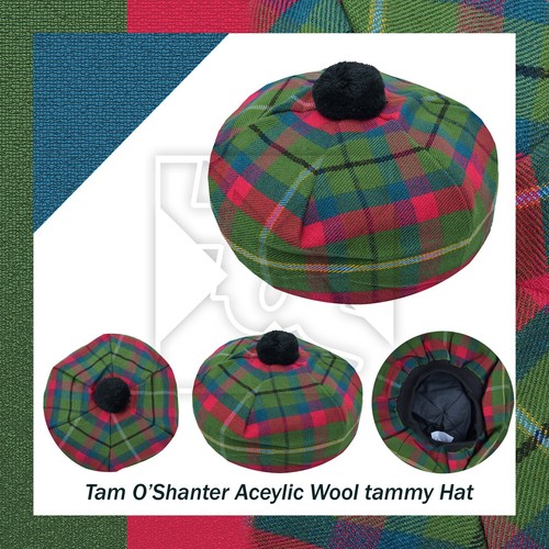 County mayo tartan tam - tartan, o'