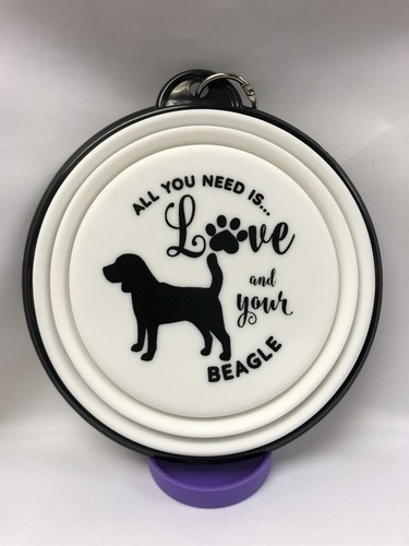 Collapsible travel pet bowl - travel,