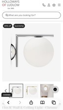 Flos IC- chrome Wall Light