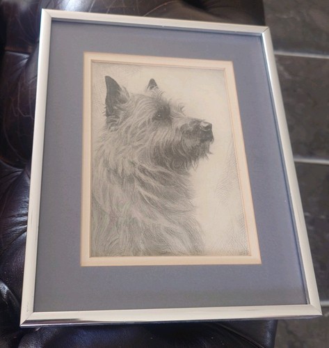 Framed vintage picture - vintage, of