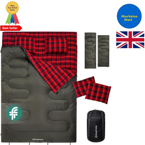 Double sleeping bag - double, with
