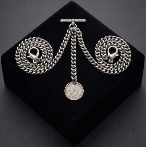 Double albert watch chain - albert,