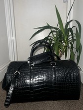 Real Crocodile Leather Duffle