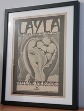 ERIC CLAPTON Original framed