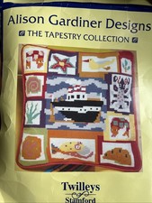 Alison Gardiner Cushion Front Tapestry Kit  14" Twilleys 1543. Open But Complete