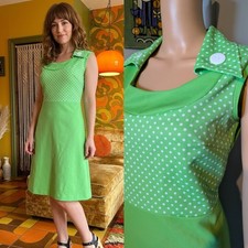 Vintage 70s Green Spot