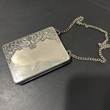 Antique SILVER PLATED Compact