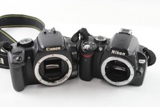 DSLR Digital Cameras Inc Canon EOS 400D & Nikon D60 Working Bodies Only x 2