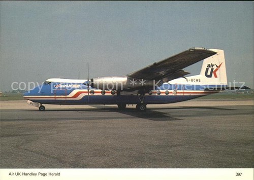 Aircraft civil air - uk, handley