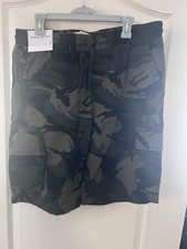 Asda George Cargo Shorts Straight Size M BNWT Khaki Green