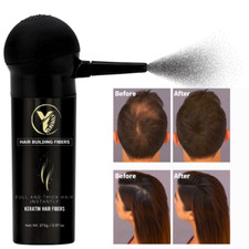 Hair Building Fibres & Pump Spray Applicator Keratin Hair Fibers root cover UK