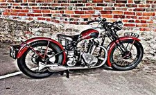 A4 Photo Motorbike Panther