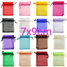 100 Piece Organza BAGS 7x9CM