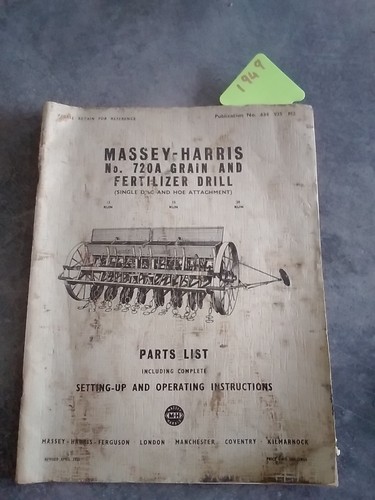 Massey harris 720 grain - 720, &