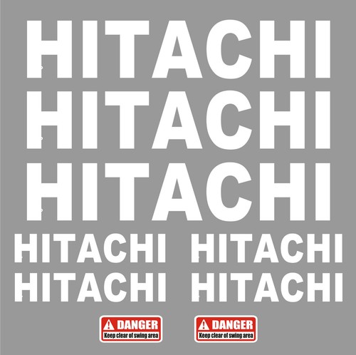 Large 550mm hitachi decals - large,