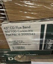 Alpha 6.2000545 45 CD Flue Bend BNIB 60/100 Inc Vat