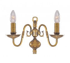 Wall Light Brass Flemish