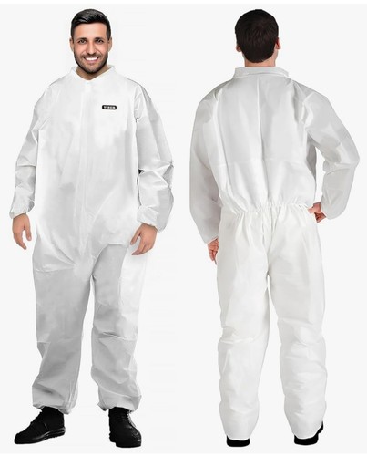 Disposable coveralls white - 4,
