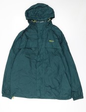 Gelert Men's Green M Lightweight Windbreaker Hooded Jacket