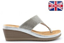 Womens Glitter Sandals Ladies