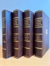 The Shorter Oxford English Dictionary (1-4) by William Little 1933 Hardcover