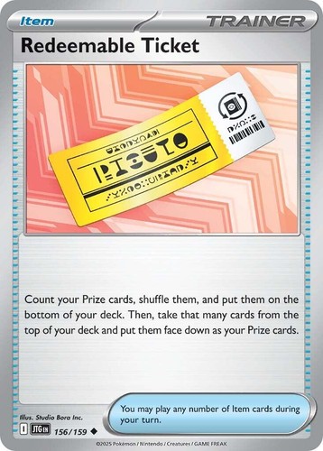 Redeemable ticket journey - -, [journey