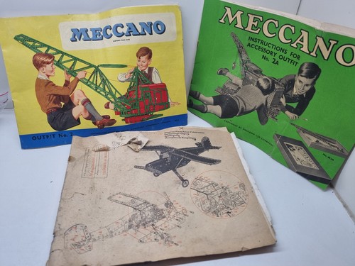 Vintage meccano instruction - vintage,
