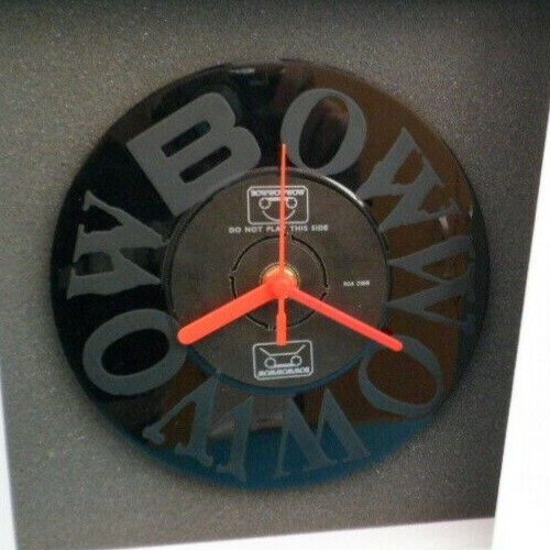 Bow wow clock wall - wall, desk