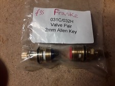 FRANKE  TAP VALVES  - 1 PAIR   - SEE PHOTOS  , REDUCED 