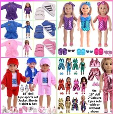 *Bundle 18" doll Clothes Shoes Trackies Glasses. Our Generation Baby Born Boy AG