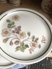 M And S Autumn Leaves Dessert Plates X 3 