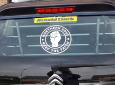 LARGE NORTHERN SOUL KEEP THE FAITH CAR SCOOTER STICKERS VINYL DECALS MOTOWN