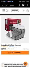 VonHaus Heated Electric Foot