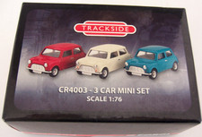 2008 Corgi Trackside CR4003 Classic Mini Set of 3 Model Cars 1:76 Scale OO Gauge