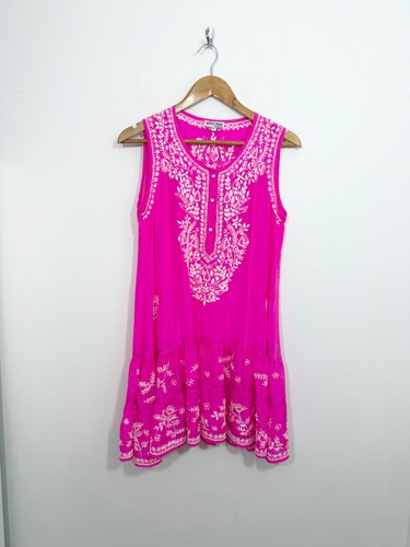 Juliet dunn silk hot pink - silk, mini