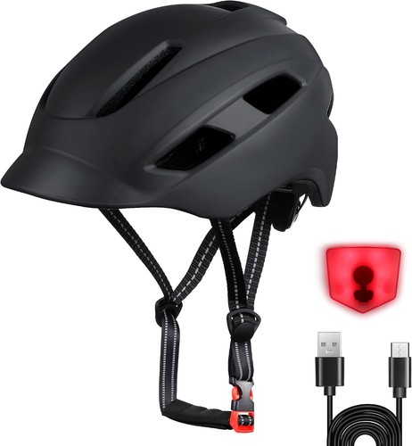 Adult cycle helmet with - adult, led