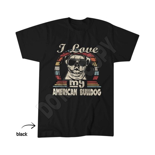 American bulldog vintage retro - vintage,